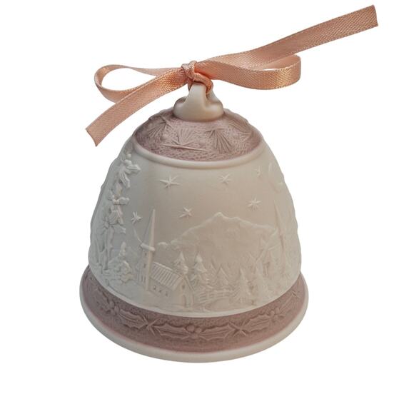 Vtg 1987 - 1991 Lladro Annual Christmas Bells Set of 5 Collectibles Made Spain - Picture 3 of 8